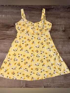 Old Navy Yellow Floral Sundress